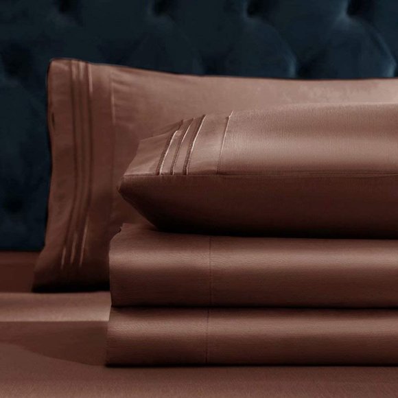 Luxury Egyptian1800 Th Count Super Soft Sheet Set - Picture 2 of 8